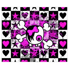 Emo Scene Girl Skull Medium Tote Bag from ArtsNow.com Back