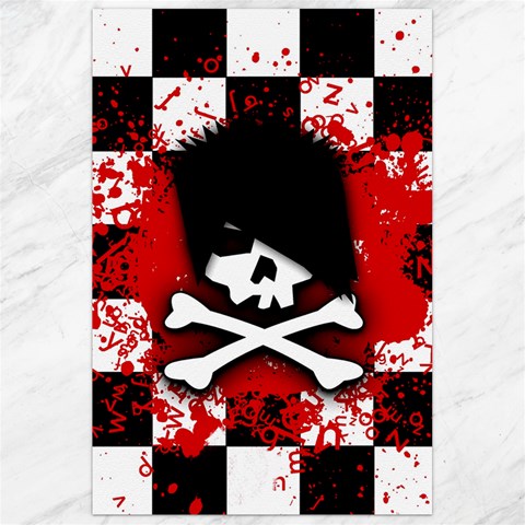 Emo Skull Canvas 24  x 36  from ArtsNow.com 23.35 x34.74  Canvas - 1