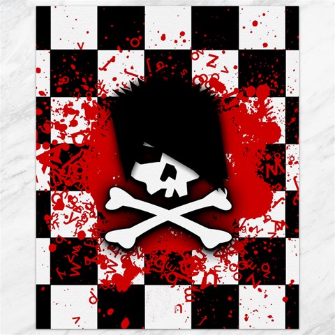 Emo Skull Canvas 11  x 14  from ArtsNow.com 10.95 x13.48  Canvas - 1