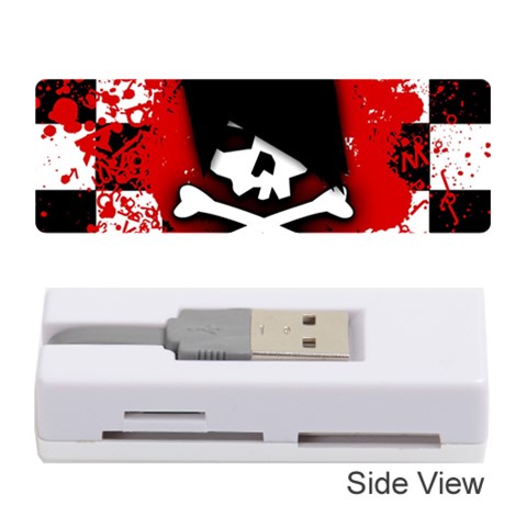 Emo Skull Memory Card Reader (Stick) from ArtsNow.com Front