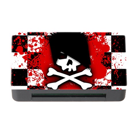 Emo Skull Memory Card Reader with CF from ArtsNow.com Front