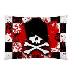 Emo Skull Pillow Case (Two Sides) from ArtsNow.com Front