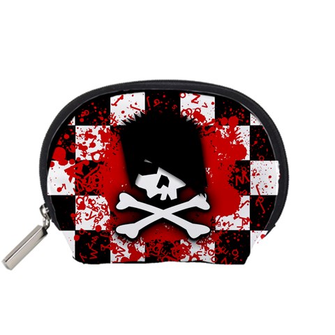 Emo Skull Accessory Pouch (Small) from ArtsNow.com Front