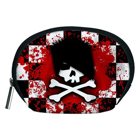 Emo Skull Accessory Pouch (Medium) from ArtsNow.com Front