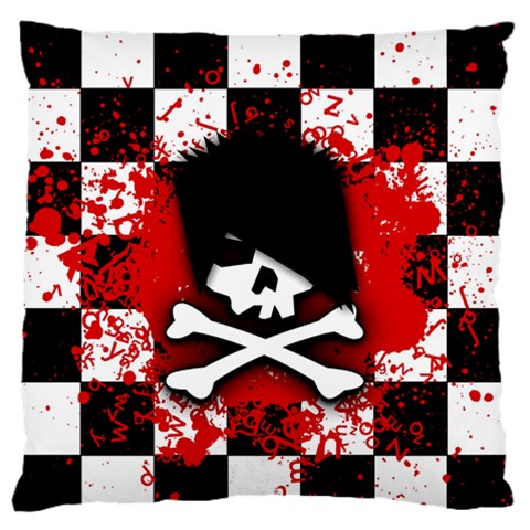 Emo Skull Standard Flano Cushion Case (One Side) from ArtsNow.com Front