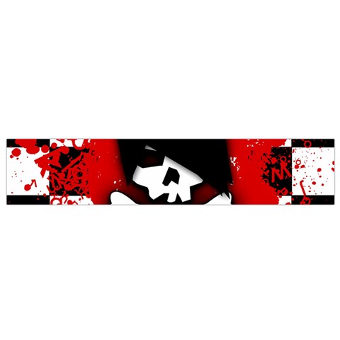 Emo Skull Small Flano Scarf from ArtsNow.com Front