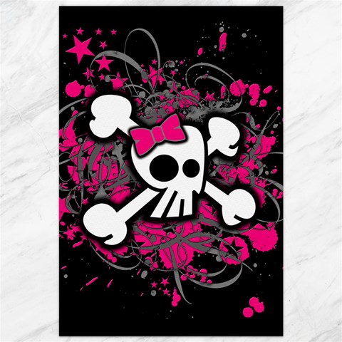 Girly Skull & Crossbones Canvas 20  x 30  from ArtsNow.com 19.62 x28.9  Canvas - 1