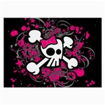 Girly Skull & Crossbones Large Glasses Cloth