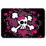 Girly Skull & Crossbones Large Doormat