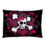 Girly Skull & Crossbones Pillow Case