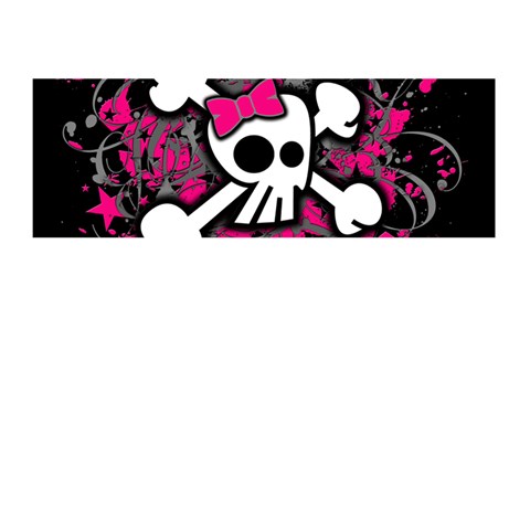 Girly Skull & Crossbones Memory Card Reader (Stick) from ArtsNow.com Front