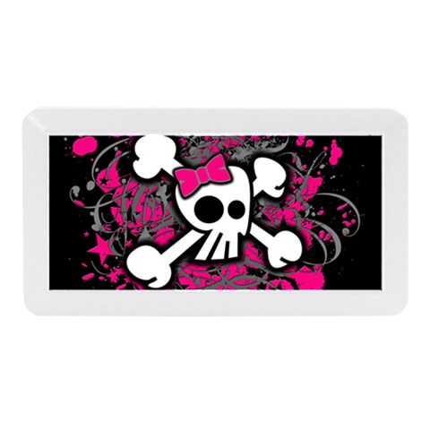 Girly Skull & Crossbones Memory Card Reader (Mini) from ArtsNow.com Front