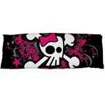 Girly Skull & Crossbones Body Pillow Case Dakimakura (Two Sides)