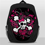 Girly Skull & Crossbones Backpack Bag