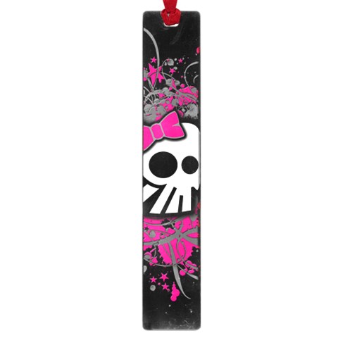 Girly Skull & Crossbones Large Book Mark from ArtsNow.com Front
