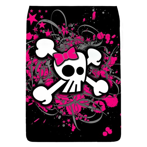 Girly Skull & Crossbones Removable Flap Cover (S) from ArtsNow.com Front
