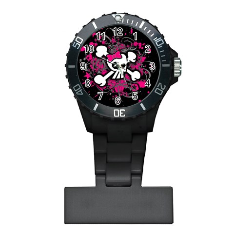 Girly Skull & Crossbones Plastic Nurses Watch from ArtsNow.com Front