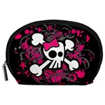 Girly Skull & Crossbones Accessory Pouch (Large)