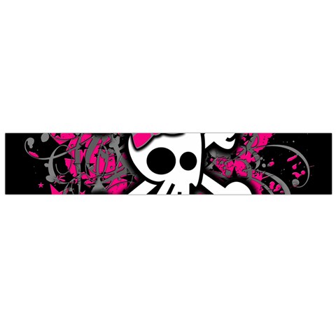 Girly Skull & Crossbones Large Flano Scarf  from ArtsNow.com Back