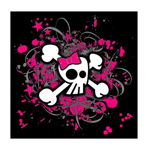 Girly Skull & Crossbones Duvet Cover (Queen Size) from ArtsNow.com Front