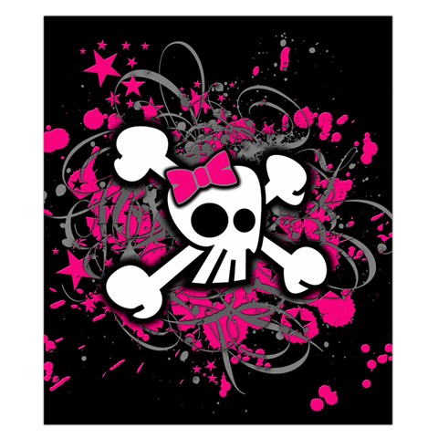 Girly Skull & Crossbones Duvet Cover (California King Size) from ArtsNow.com Duvet Quilt