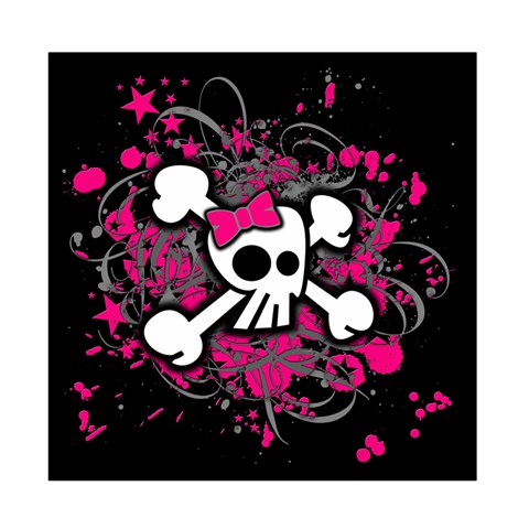 Girly Skull & Crossbones Duvet Cover Double Side (Full/ Double Size) from ArtsNow.com Front