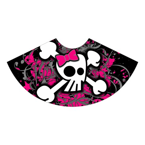 Girly Skull & Crossbones Midi Sleeveless Dress from ArtsNow.com Skirt Back