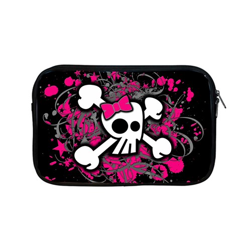 Girly Skull & Crossbones Apple MacBook Pro 13  Zipper Case from ArtsNow.com Front