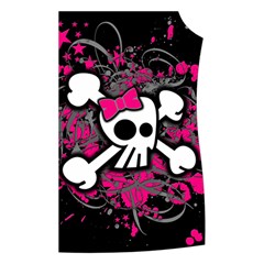 Girly Skull & Crossbones Women s Button Up Vest from ArtsNow.com Front Left