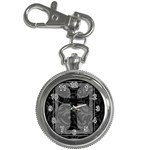 Gothic Brocade Cross Key Chain Watch