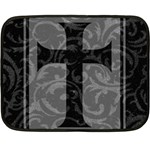 Gothic Brocade Cross Fleece Blanket (Mini)