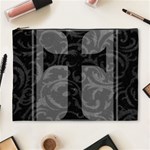 Gothic Brocade Cross Cosmetic Bag (XL)