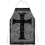 Gothic Brocade Cross Full Print Apron