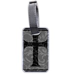 Gothic Brocade Cross Luggage Tag (two sides)