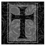Gothic Brocade Cross Large Satin Scarf (Square)