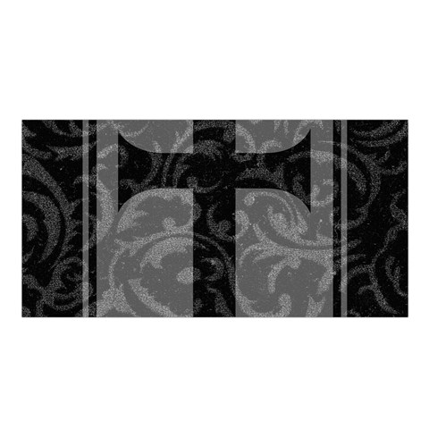 Gothic Brocade Cross Satin Shawl from ArtsNow.com Front