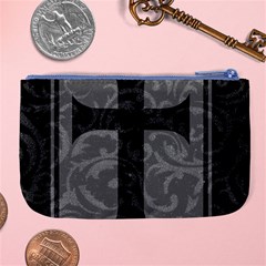 Gothic Brocade Cross Large Coin Purse from ArtsNow.com Back