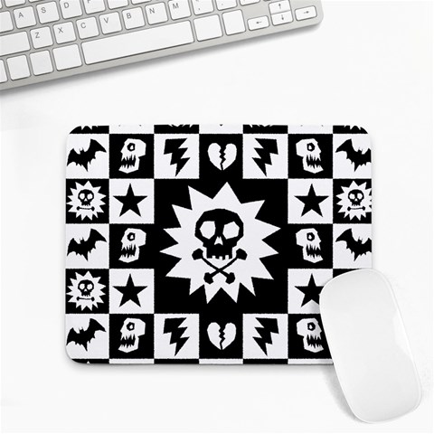 Gothic Punk Skull Small Mousepad from ArtsNow.com Front