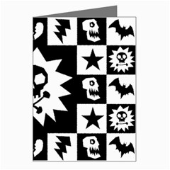 Gothic Punk Skull Greeting Card from ArtsNow.com Left