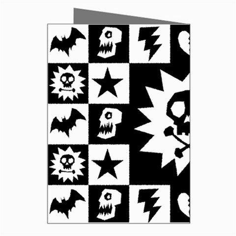 Gothic Punk Skull Greeting Card from ArtsNow.com Right