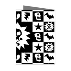 Gothic Punk Skull Mini Greeting Cards (Pkg of 8) from ArtsNow.com Left