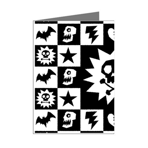 Gothic Punk Skull Mini Greeting Cards (Pkg of 8) from ArtsNow.com Right