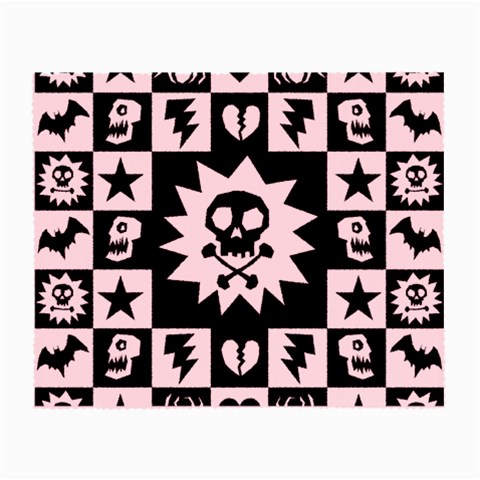 Gothic Punk Skull Small Glasses Cloth from ArtsNow.com Front