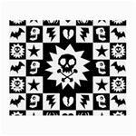 Gothic Punk Skull Small Glasses Cloth