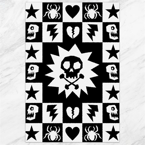 Gothic Punk Skull Canvas 24  x 36  from ArtsNow.com 23.35 x34.74  Canvas - 1