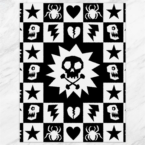 Gothic Punk Skull Canvas 36  x 48  from ArtsNow.com 35.26 x46.15  Canvas - 1