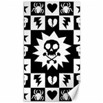 Gothic Punk Skull Canvas 40  x 72 