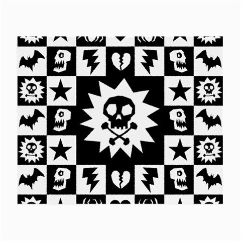 Gothic Punk Skull Small Glasses Cloth (2 Sides) from ArtsNow.com Front