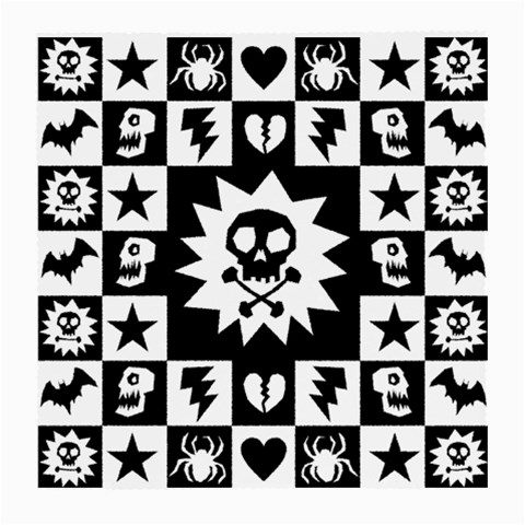 Gothic Punk Skull Medium Glasses Cloth from ArtsNow.com Front