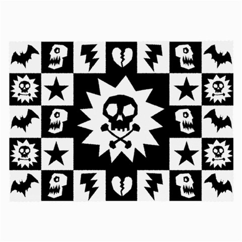 Gothic Punk Skull Large Glasses Cloth from ArtsNow.com Front
